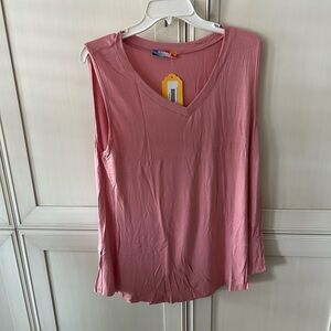 Women's Blush V-Neck Top